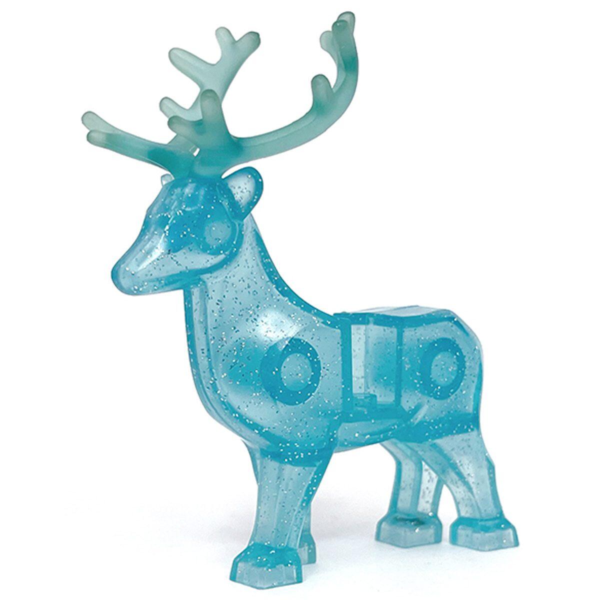 Cerf avec des ramures Trans-Light Blue (Cerf, Renne)