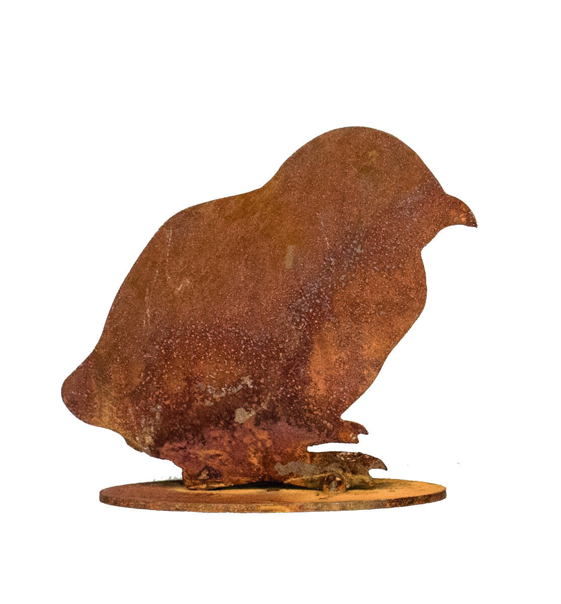 Badeko decorative figurine – sitting chick, 7 cm, rust brown