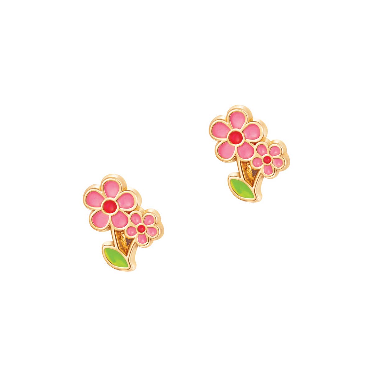Little Pink Flower Cutie Stud