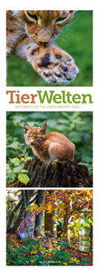 Tierwelten Triplet-Kalender 2026 Maße (B/H): 24 x 66 cm