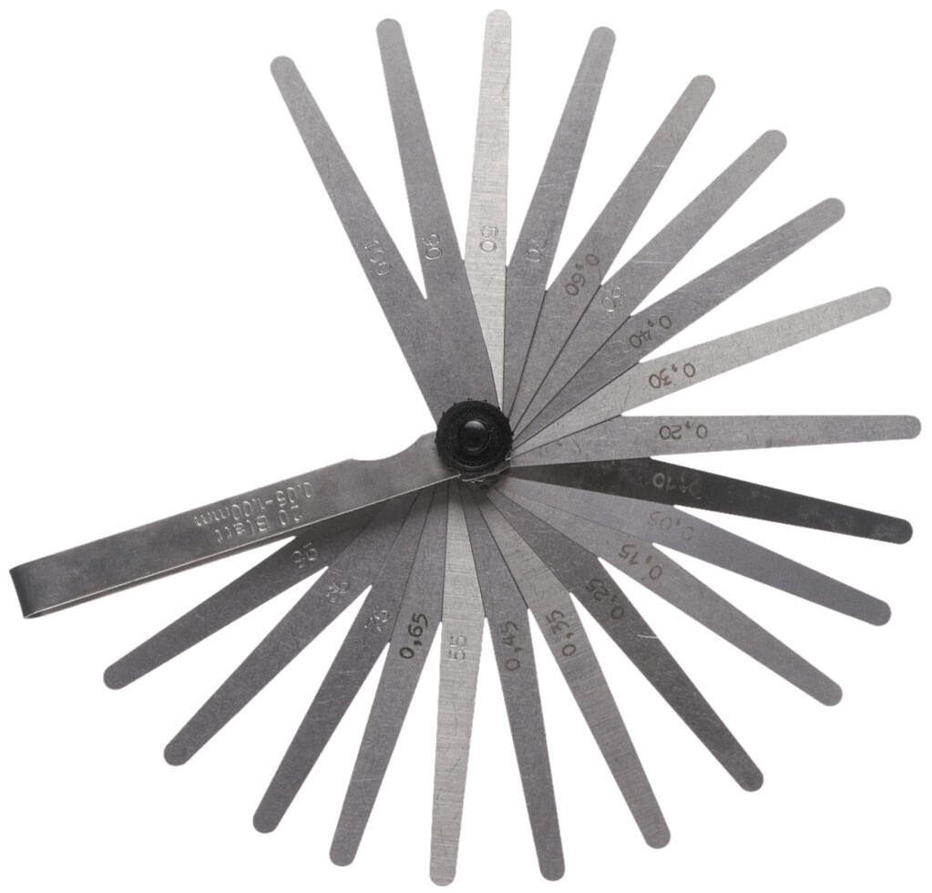 Jeu de jauges-feuilles Connex, 20 lames, 0,05–1,00 mm