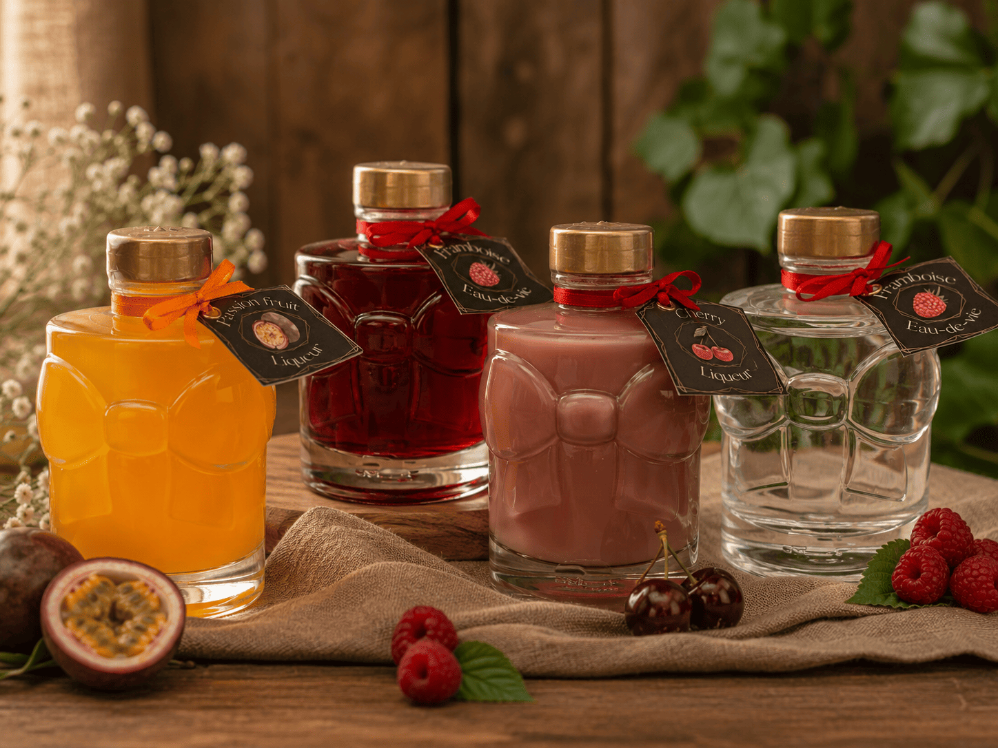 Bouteille cadeau en forme de cadeau, 0,2 l
