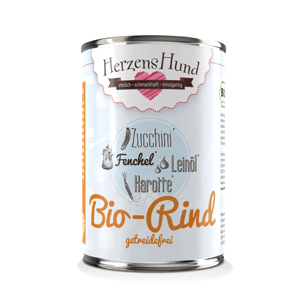 Bio-Rind mit Bio-Gemüse