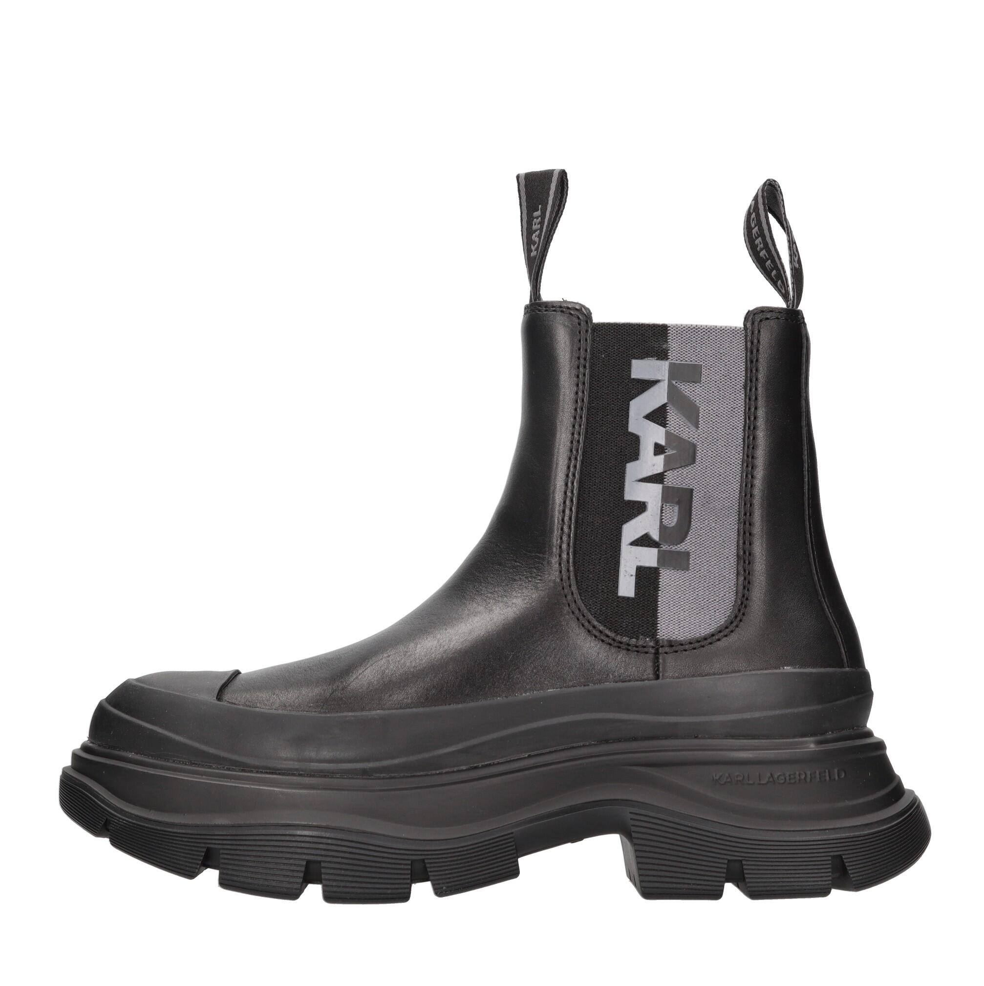 KARL LAGERFELD Stiefeletten, Größe 36, schwarz