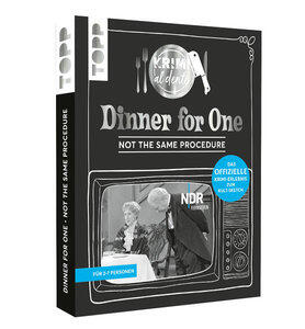 Krimi al dente - Dinner for One: Not the same procedure The official crime-mystery experience based on the cult sketch, Players: 2-7, Playtime