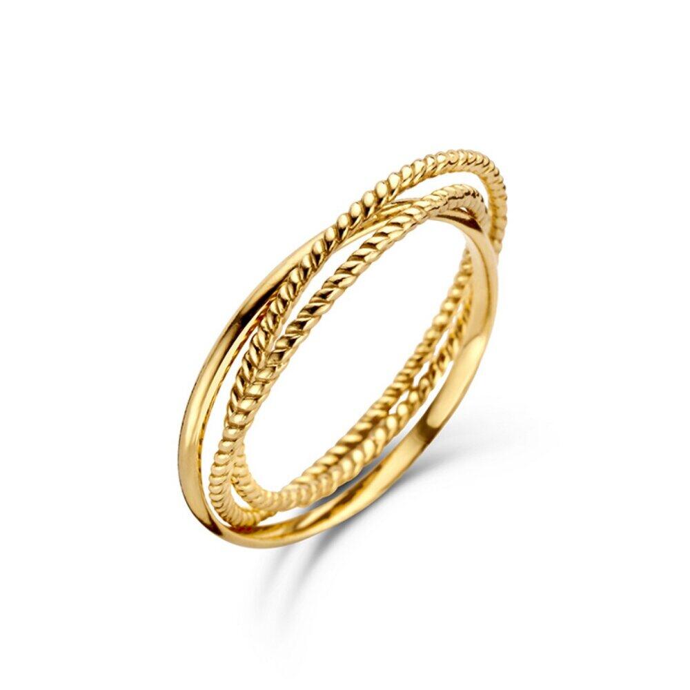 Jackie Gold - JKR21.150-56 - Ring - Women's - 585 Yellow Gold - Majorelle Trinity - Size 56