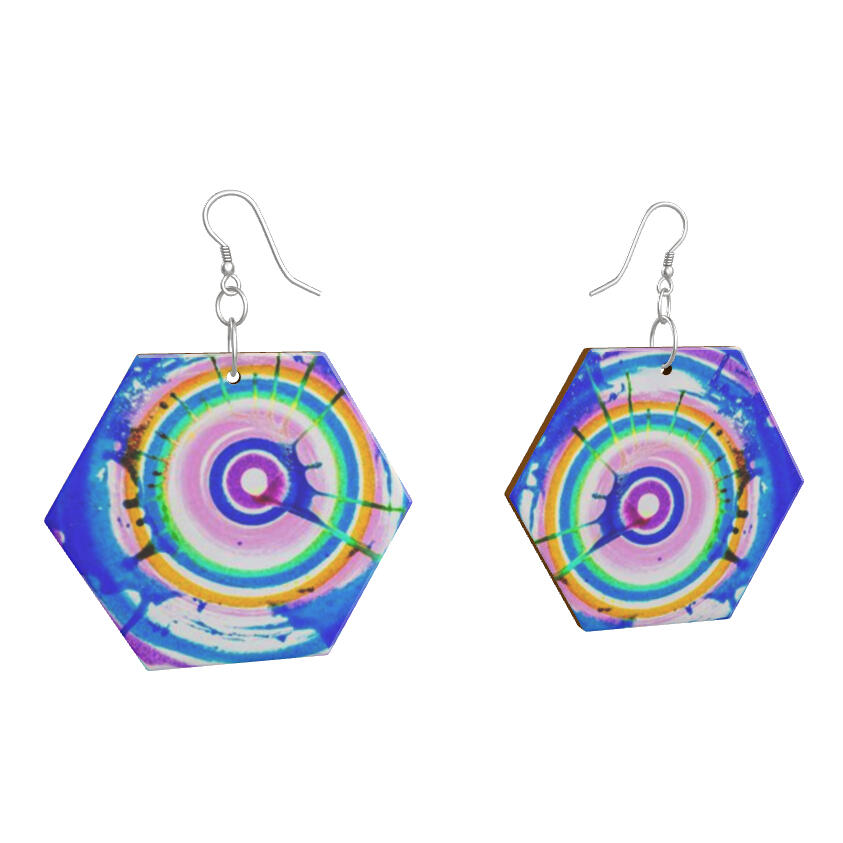 Boucles d'oreilles Rainbow Warrior