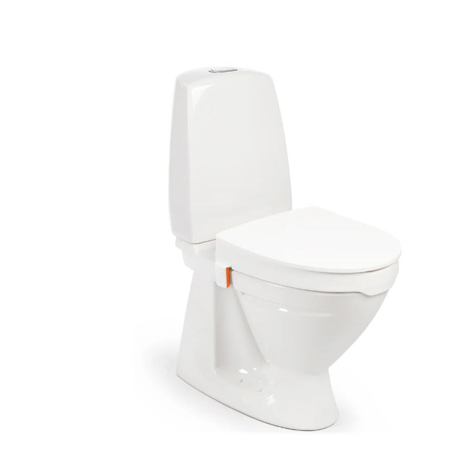 MY-LOO Rehausseur de siege de toilette avec pinces et couvercle, 10 cm