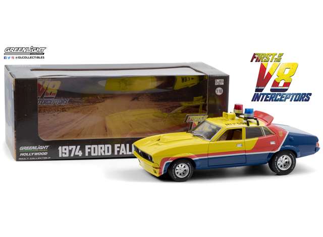 [Pre-Order Only] Greenlight - 1974 Ford Falcon XB V8 Interceptor - Hollywood - #13574 - 1/18