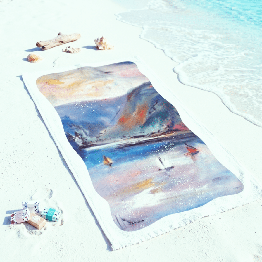 Luxembourg Art Edition serviette de plage : Stausee