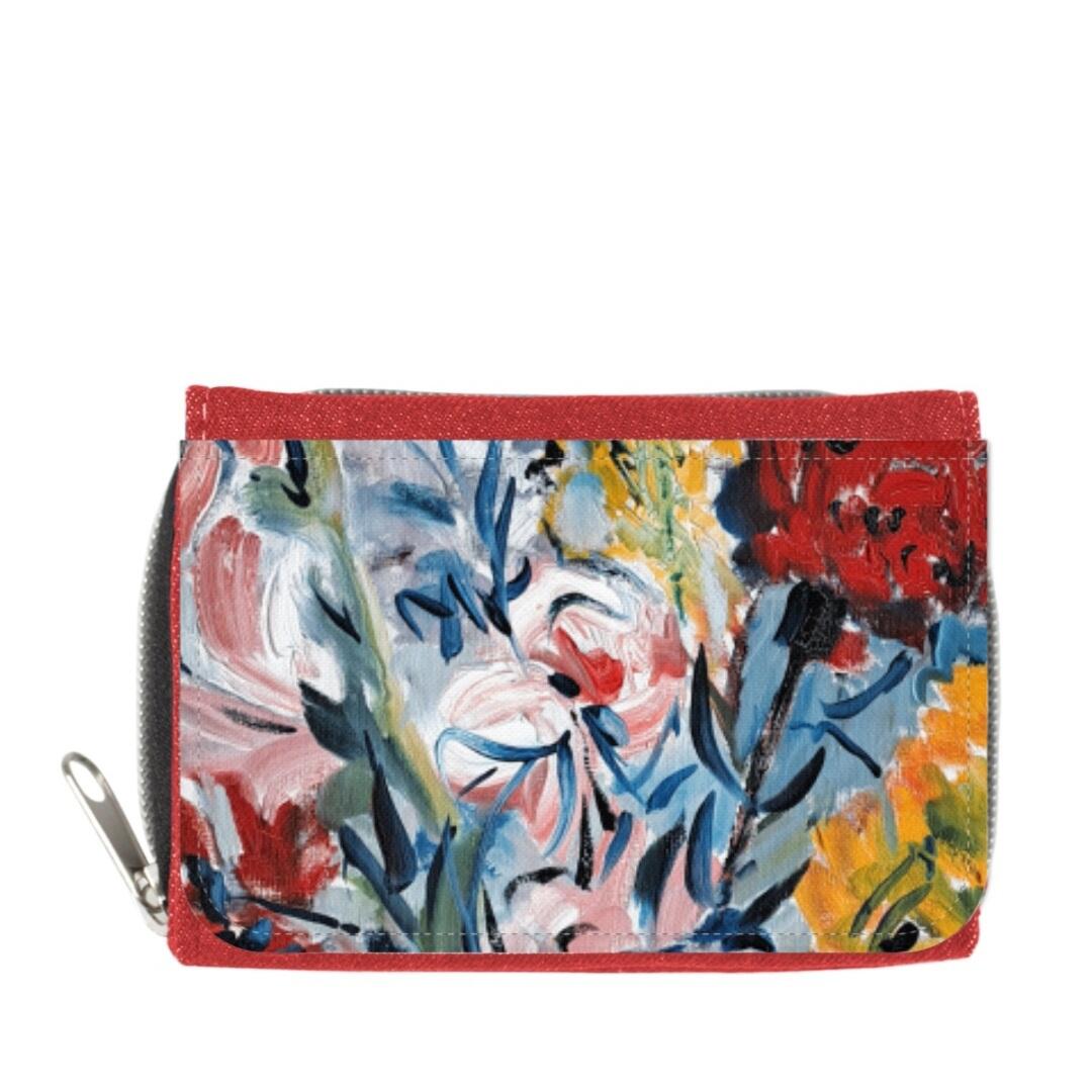 Rote Jeans-Brieftasche Summer Love