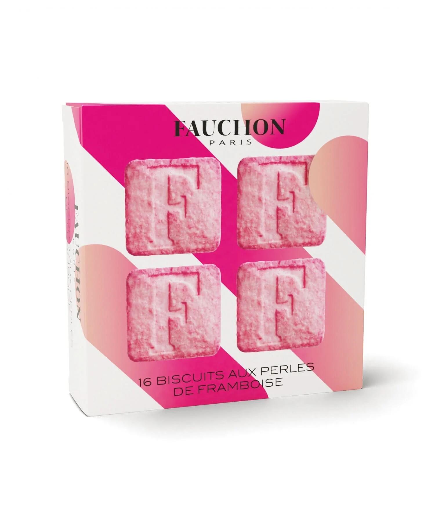 Biscuits F with Raspberry Pearls