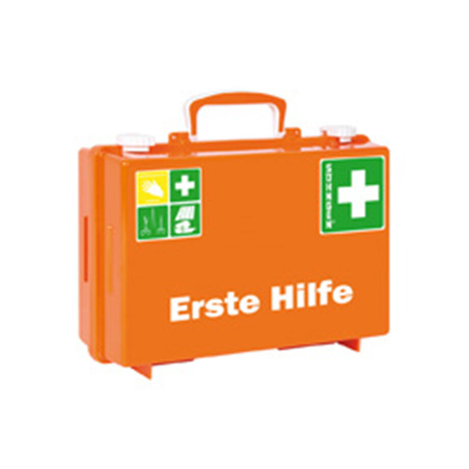 Erste Hilfe-Koffer SN-CD Norm orange  DIN 13157, 310 x 210 x 130 mm