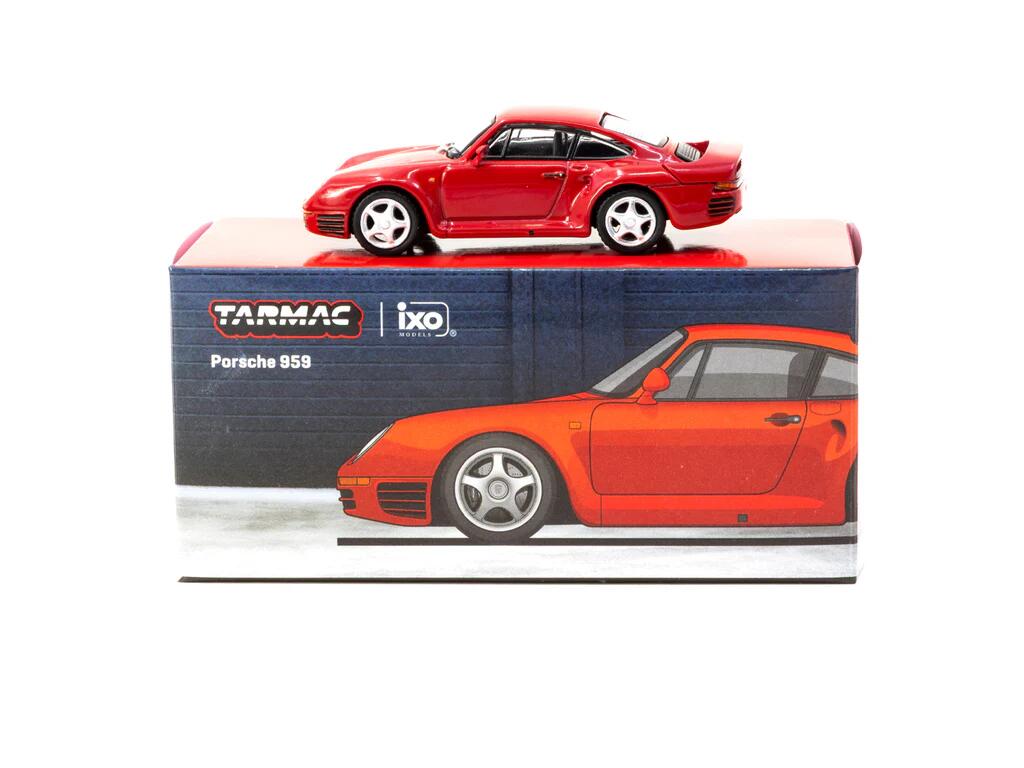 Tarmac Works X iXO Models - #T64G-068-RE - Porsche 959 - red - Global64 - 1/64