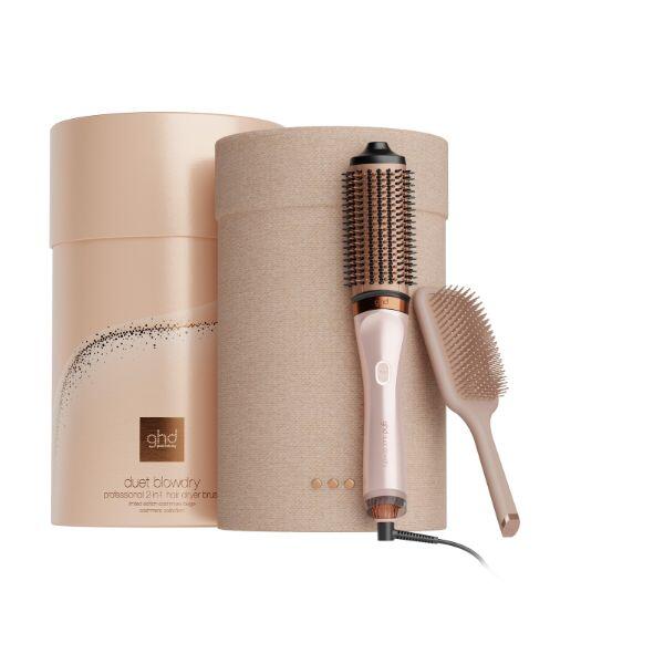 GHD Limited Edition ghd Duet Blowdry Brush Gift Set Cashmere Beige