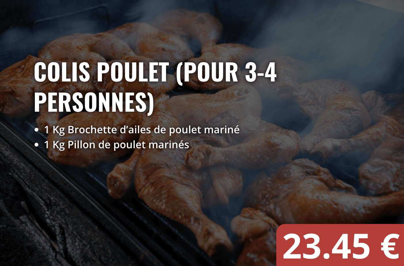 BBQ Chicken Pack (3–4 people) – Meat for barbecue