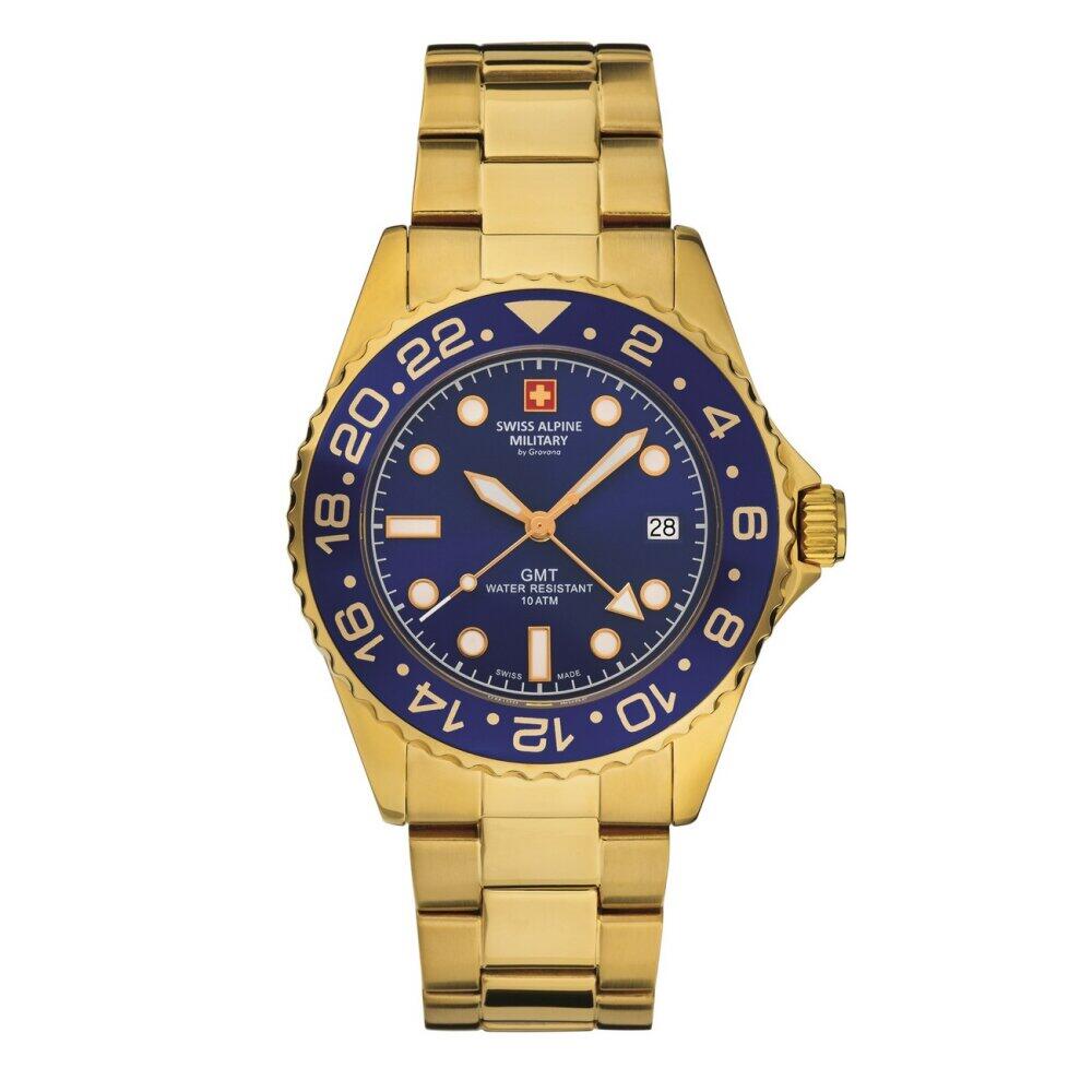 Swiss Alpine Military - 7052.1115 - wristwatch - men's - quartz - Master Diver GMT