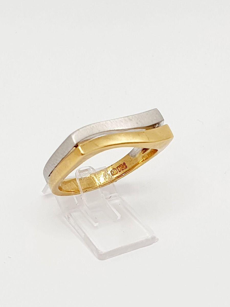 # Yellow and white gold ring