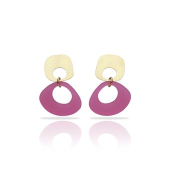 K-Neva Plus rosa Ohrringe