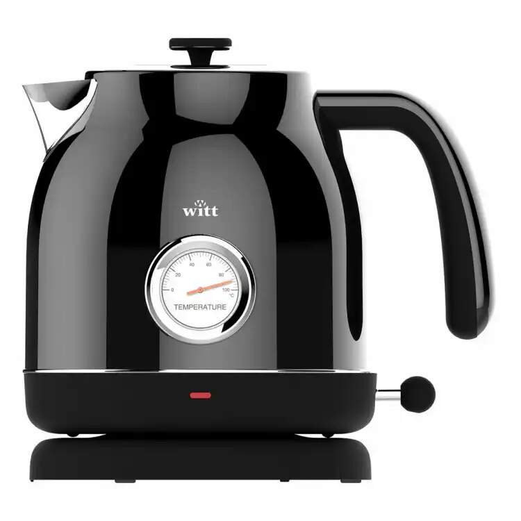 witt Witt Premium Retro Wasserkocher Schwarz