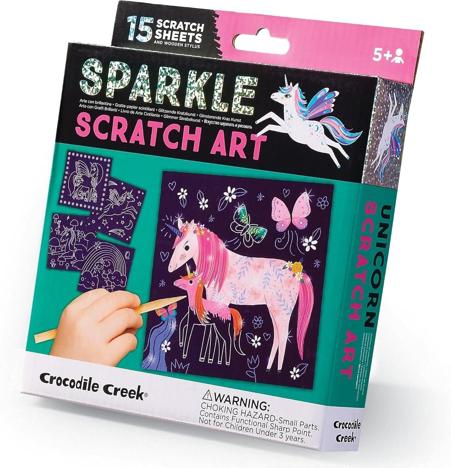 Sparkle Scratch Art