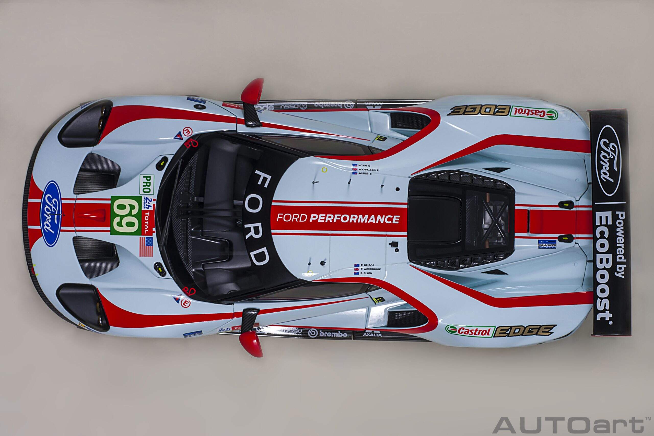 スパーク 1/43 フォードGT GTE #69 2019ル・マン Ford GT No.69 Ford Chip