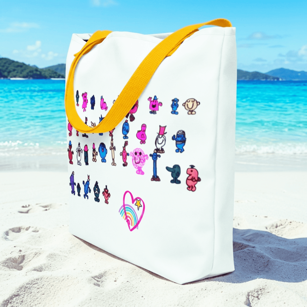 Large Beachbag: Smiling Sparks