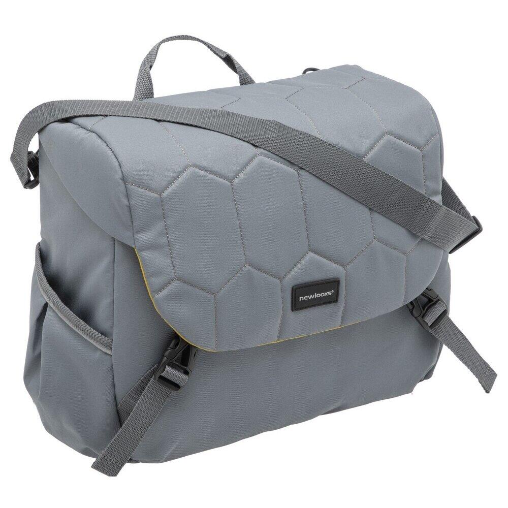 Bike pannier New Looxs Mondi Joy Single 18.5 liters 36 x 16 x 32 cm - Gray