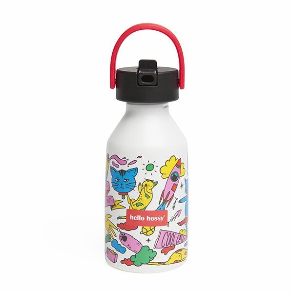 Wasserflasche aus Edelstahl - Katzen 470ml