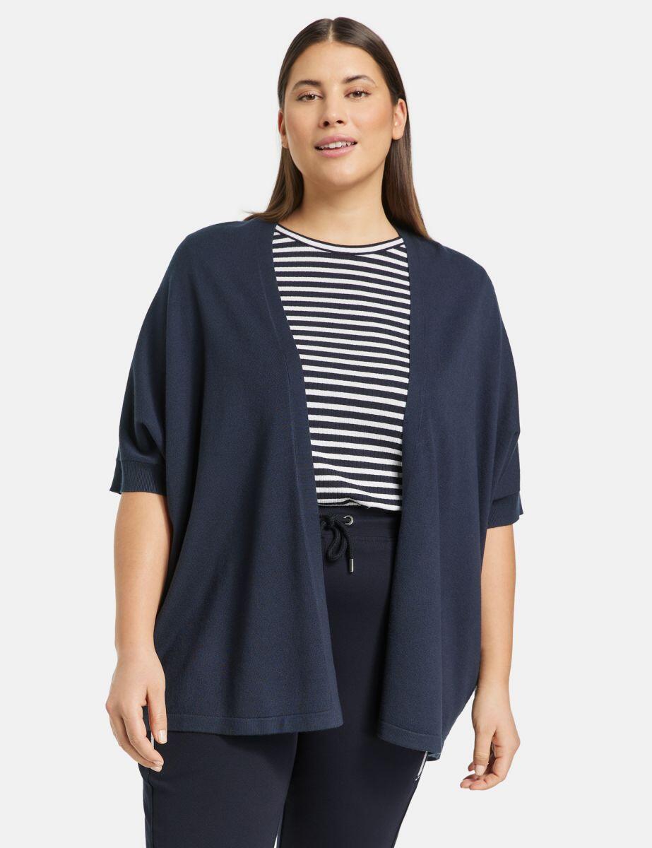 Samoon Oversized cardigan with batwing sleeves Letzshop