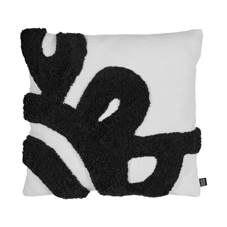 Atelier Cushion Cover | Black/white