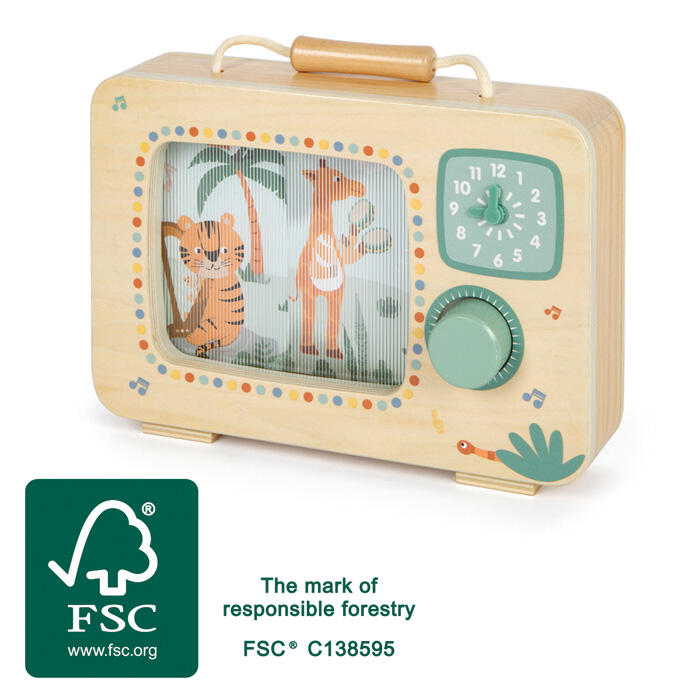 Spieluhr Fernseher "Safari" - Small foot 12735
