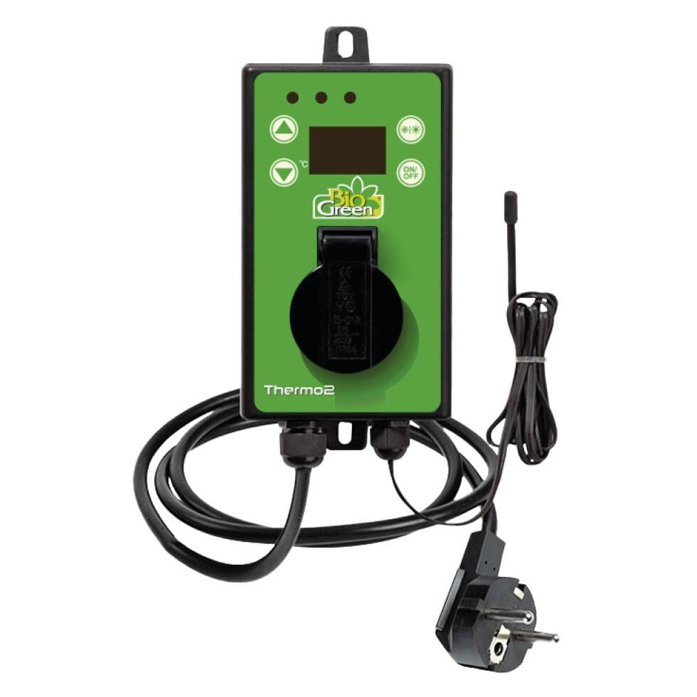 Biogreen Digital Thermostat THERMO 2 für Heizungen und Lüfter