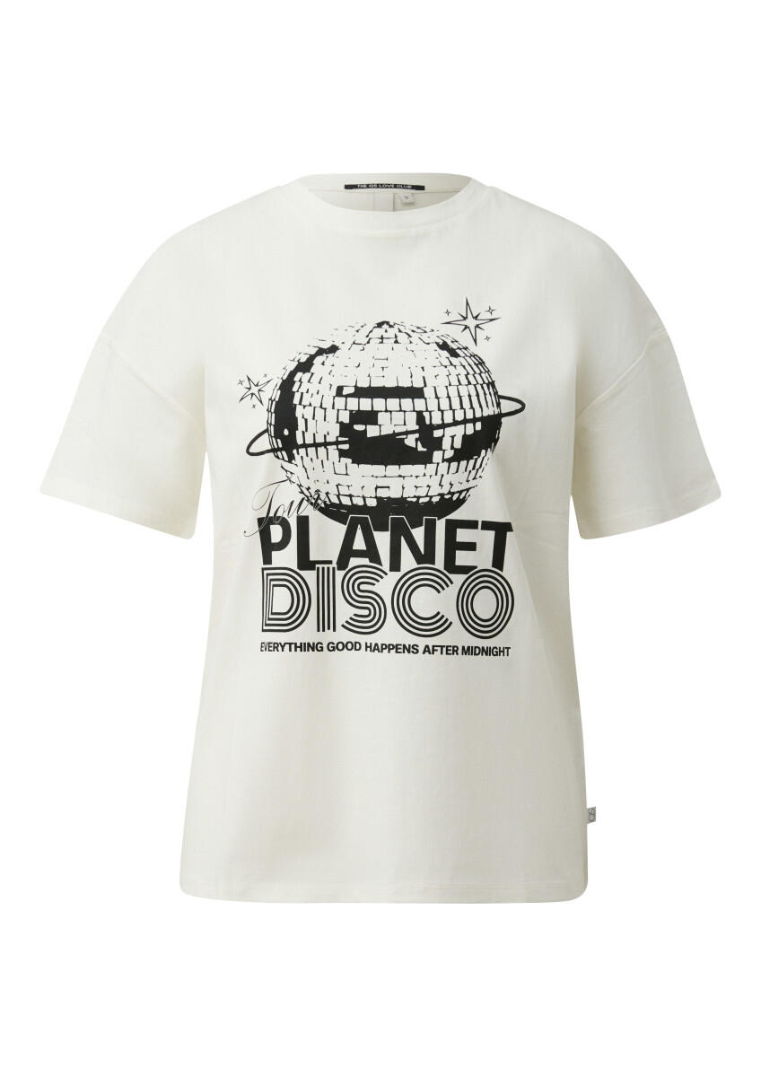 Baumwollshirt mit Frontprint