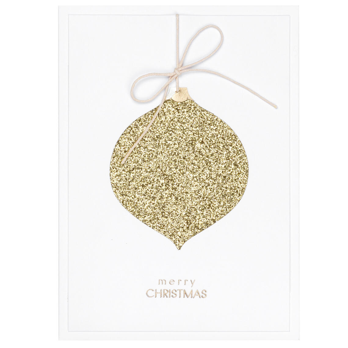 Christmas card with pendant