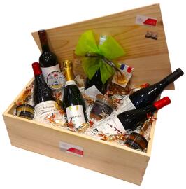 Food Gift Baskets Wine champagne Prepared Foods Candy & Chocolate Rice Dips & Spreads Burgundy Bordeaux Languedoc-Roussillon Southwest Rhone Valley Seafood Canned Meats Sommellerie de France Bascharage