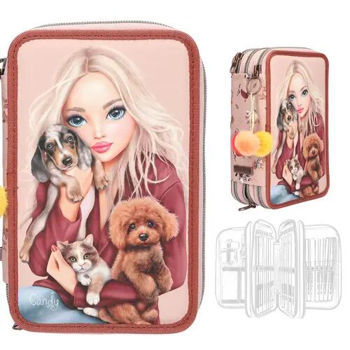 TOPModel 3-compartment pencil case for Forever Friends