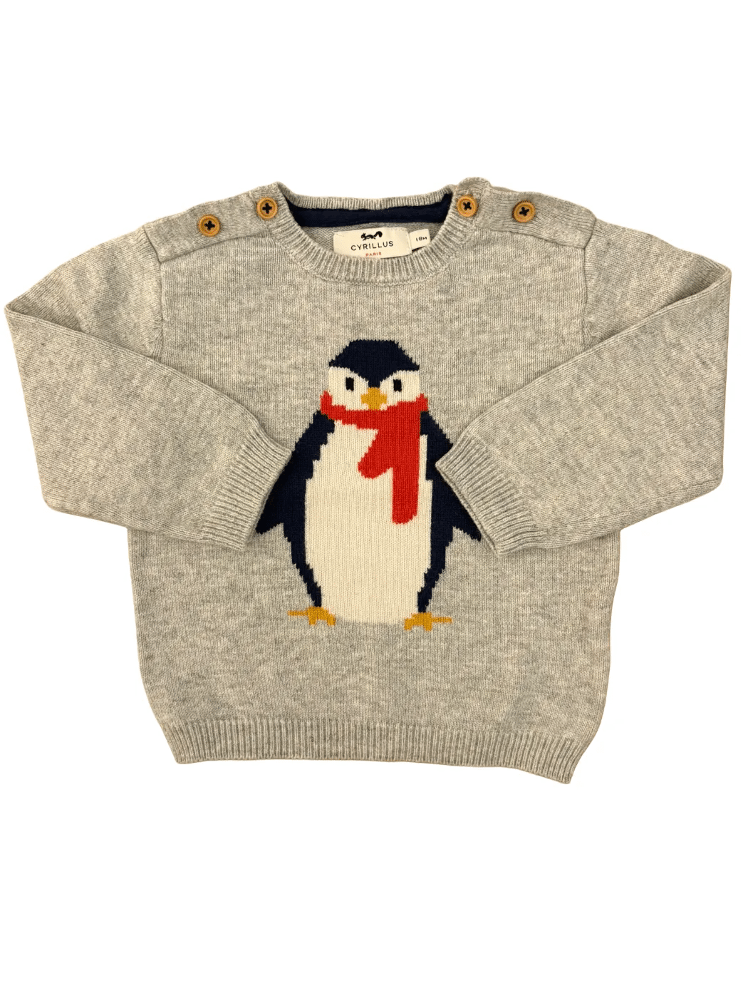 Cyrillus Penguin Sweater (18M)