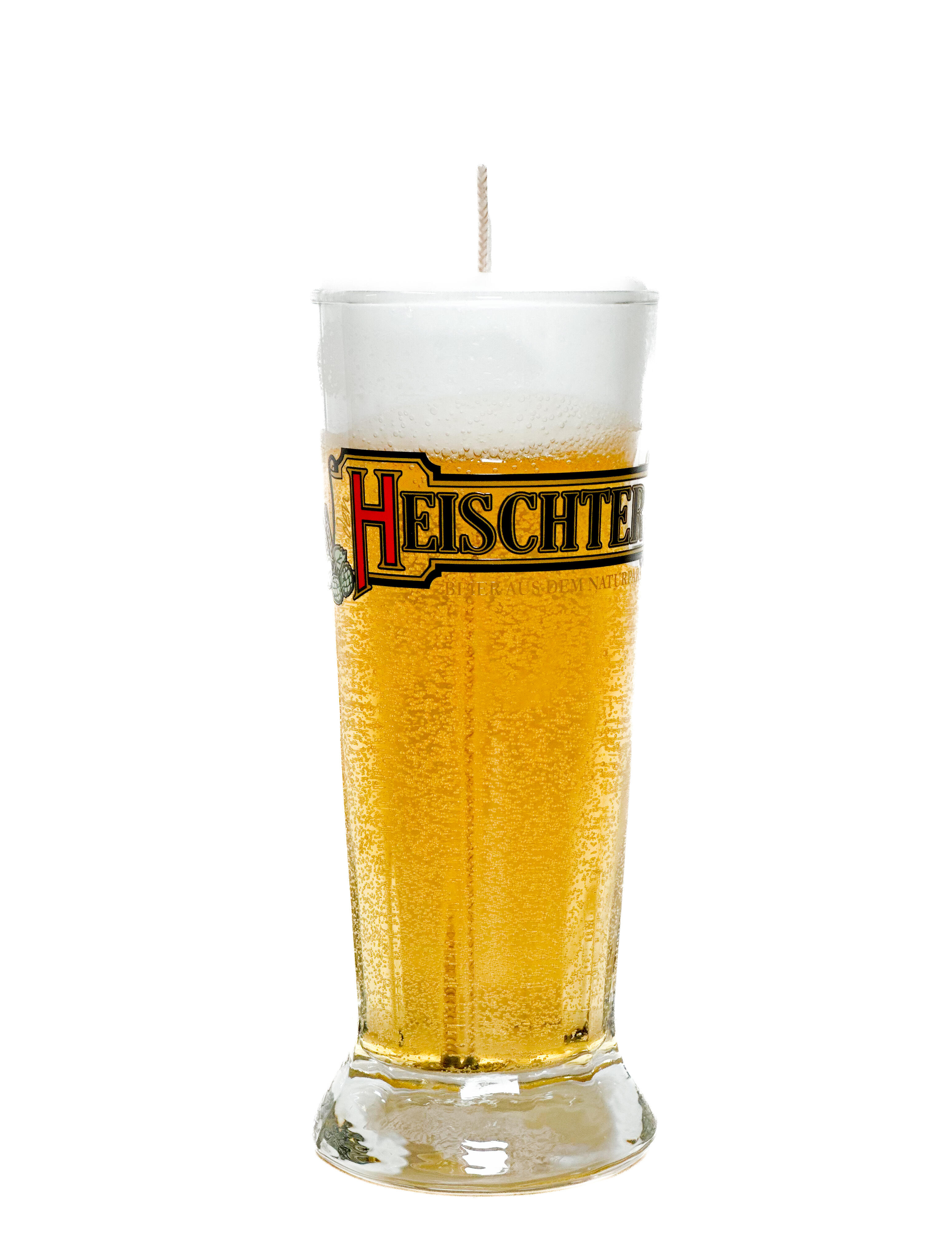 Bougie bière "flûte" - Heischter
