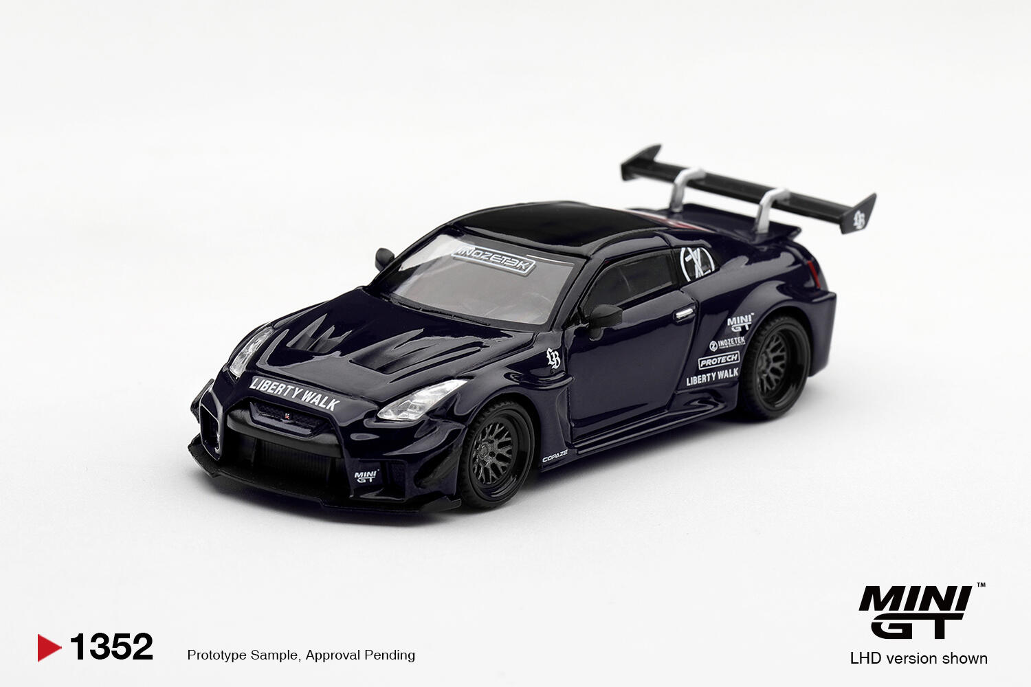 [Pre-order] Mini GT - Nissan GT-R R35 RR Version 2 - Inozetek Edition - #MGT01352-L - 1/64 scale