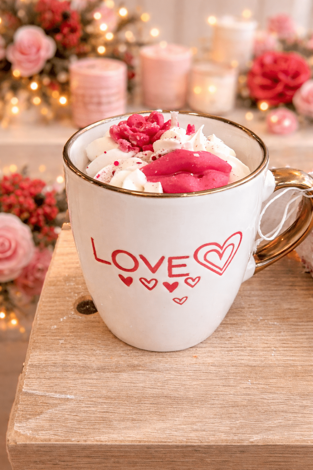 Special Valentine's Day scented candle 200g
