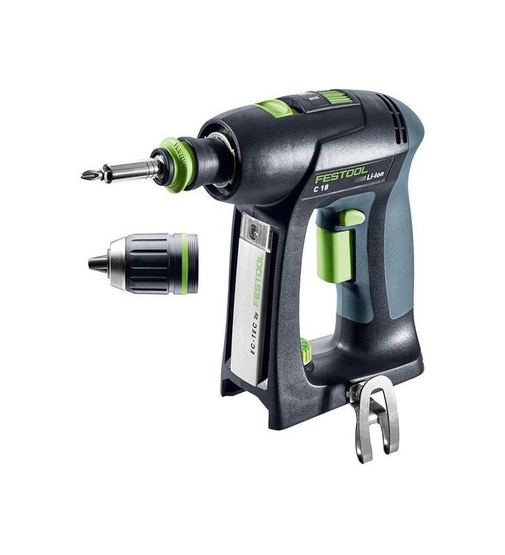 Festool - Perceuse-visseuse compacte sans fil C 18-Basic avec 2 batterie et un chargeur 576434