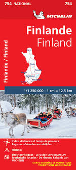 Michelin Carte (rouge) Finlande 754