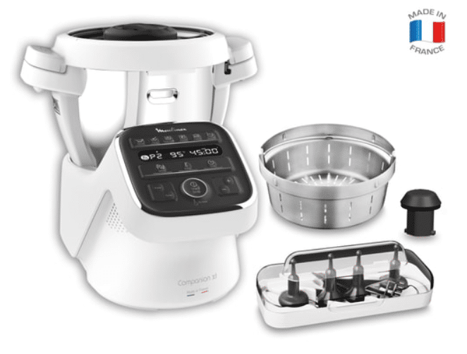 MOULINEX - Robot cuiseur HF80CB10 Robot cuiseur COMPANION XL Gris