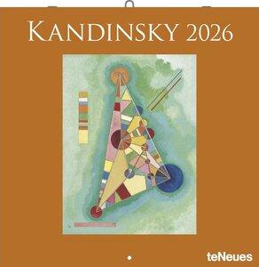 Kandinsky, Wassily: Kandinsky 2026 Maße (B/H): 30 x 30 cm, Broschürenkalender, Dt/niederländ/engl/frz/ital/span