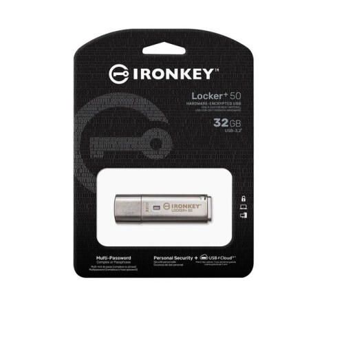 Kingston 32 GB IronKey Locker Plus 50 AES-verschlüsselt