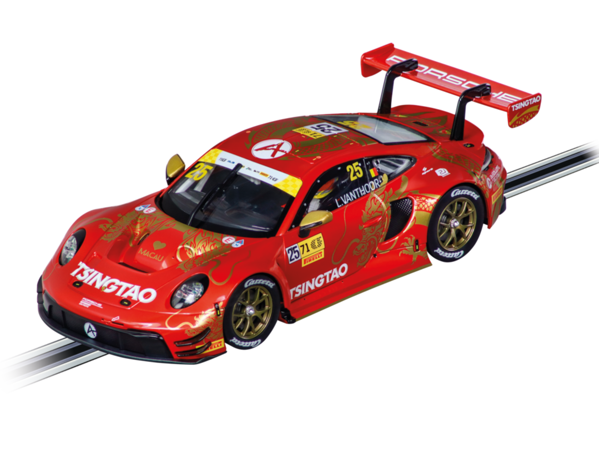 Carrera 20023998 Porsche 911 GT3 R 'Absolute Racing, No.25' Macau Digital 1:24 - slot racing
