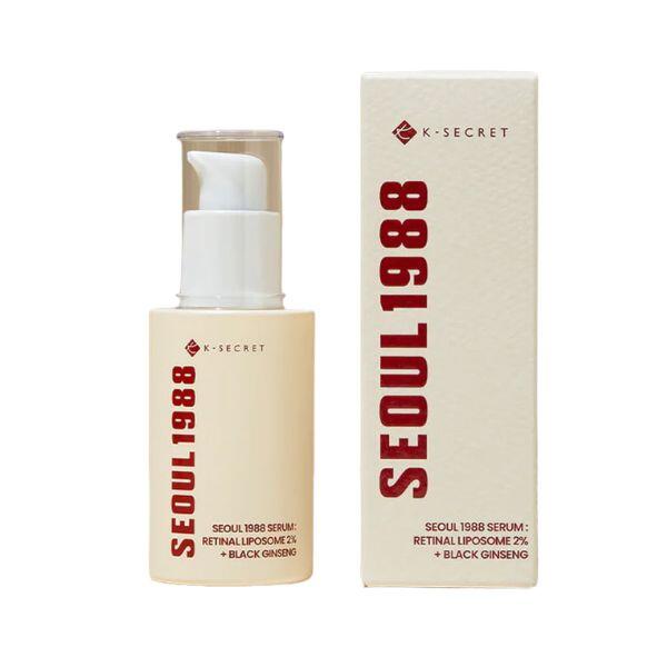SEOUL 1988 Serum Retinal Liposome 2% + Black Ginseng – Sérum Anti-Âge au Rétinal & Ginseng Noir