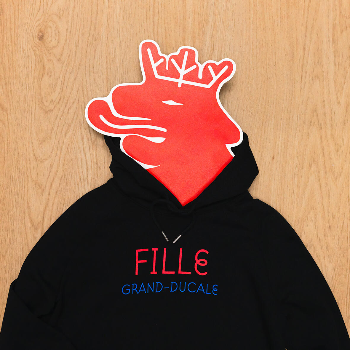 BLACK HOODIE GRAND-DUCAL GIRL