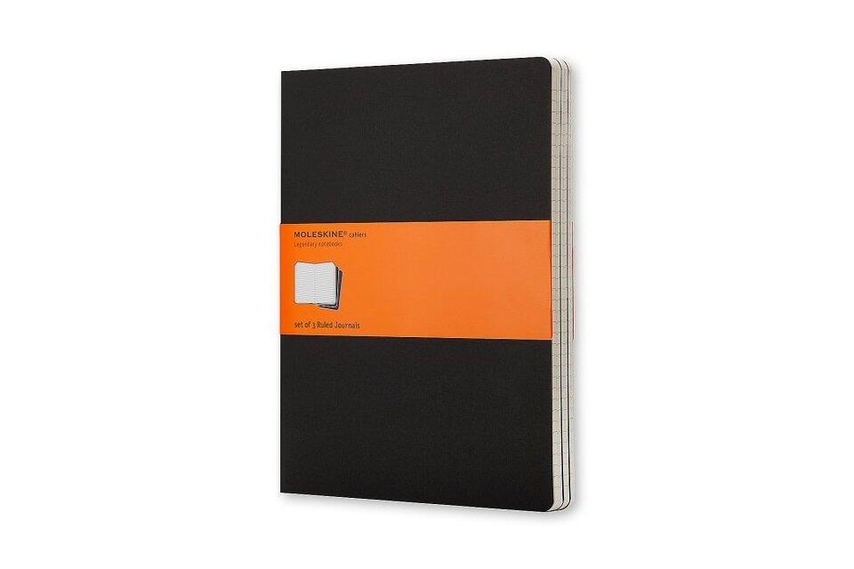 Moleskine Cahier journal - 3 cahier de notes - 19 x 25 cm